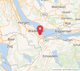 Map of Richterswil / Burghalde, Zurich