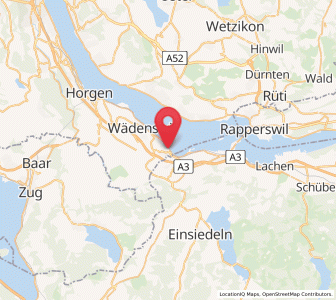 Map of Richterswil / Dorfkern, Zurich