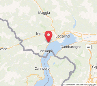 Map of Ronco sopra Ascona, Ticino