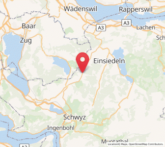 Map of Rothenthurm, Schwyz