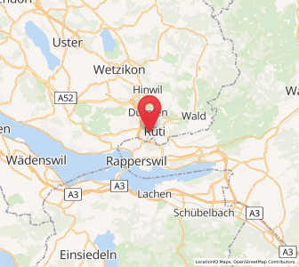 Map of Rüti / Westlicher Dorfteil, Zurich