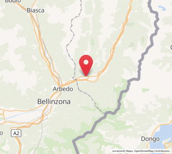 Map of San Vittore, Grisons