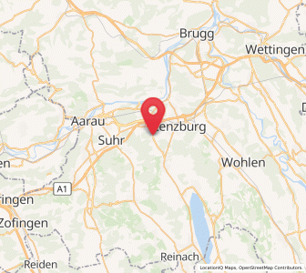 Map of Schafisheim, Aargau