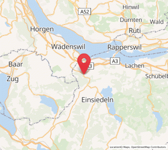 Map of Schindellegi, Schwyz