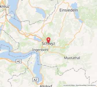 Map of Schwyz, Schwyz