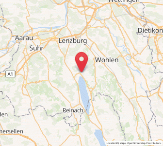 Map of Seengen, Aargau