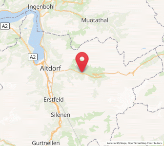 Map of Spiringen, Uri