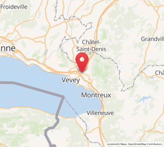 Map of St-Légier-La Chiésaz, Vaud