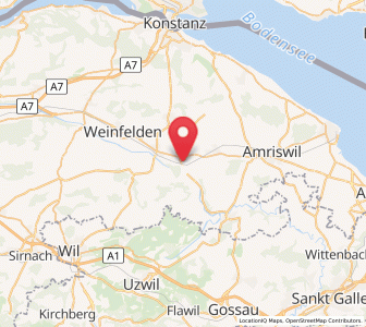 Map of Sulgen, Thurgau