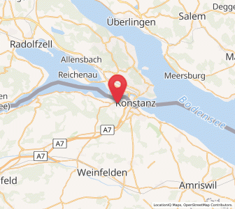 Map of Tägerwilen, Thurgau