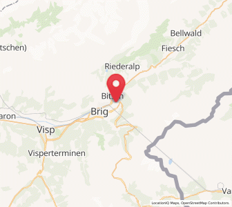 Map of Termen, Valais