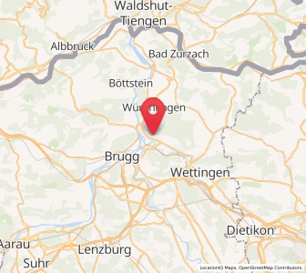 Map of Untersiggenthal, Aargau