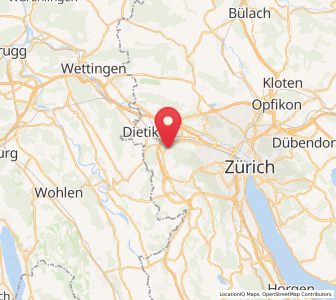 Map of Urdorf / Moos, Zurich