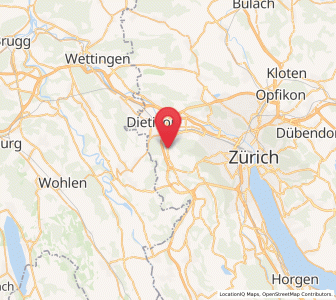 Map of Urdorf / Oberurdorf, Zurich