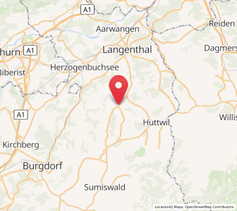 Map of Ursenbach, Bern