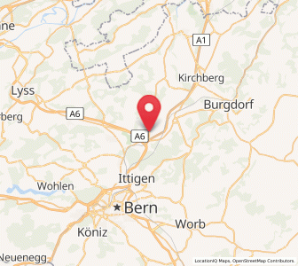 Map of Urtenen, Bern