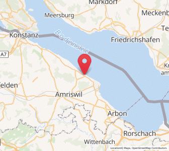 Map of Uttwil, Thurgau