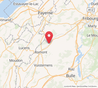 Map of Villaz-Saint-Pierre, Fribourg