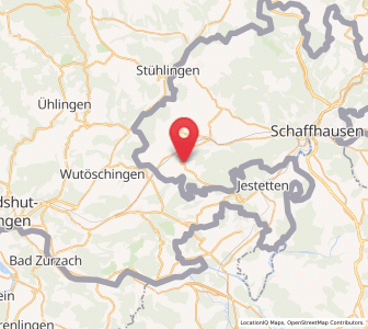 Map of Wilchingen, Schaffhausen