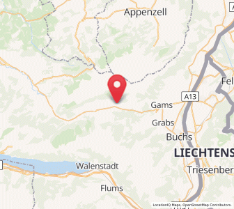 Map of Wildhaus, Saint Gallen