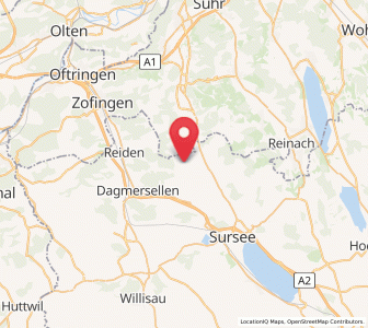 Map of Winikon, Lucerne