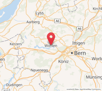 Map of Wohlen, Bern