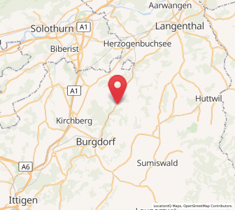 Map of Wynigen, Bern