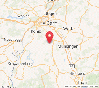 Map of Zimmerwald, Bern