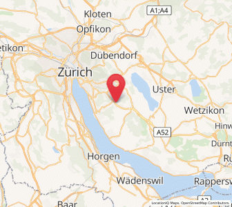 Map of Zumikon, Zurich