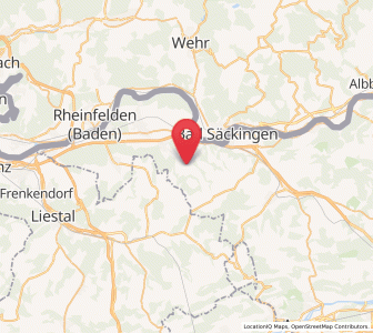 Map of Zuzgen, Aargau