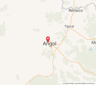 Map of Angol, Araucanía