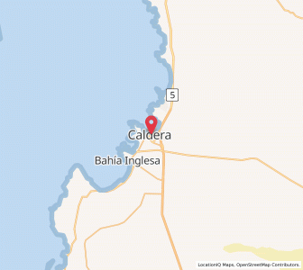 Map of Caldera, Atacama