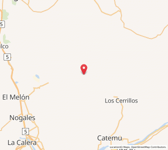 Map of Catemu, Valparaíso