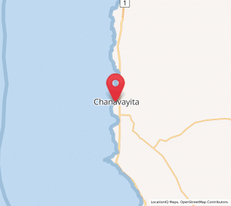 Map of Chanavayita, Tarapacá