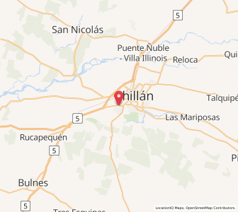 Map of Chillán Viejo, Ñuble