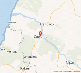 Map of Coelemu, Ñuble