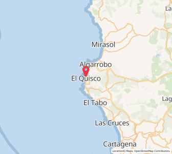 Map of El Quisco, Valparaíso
