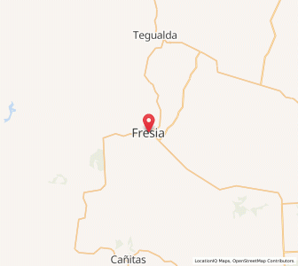 Map of Fresia, Los Lagos Region