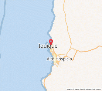 Map of Hospital, Tarapacá