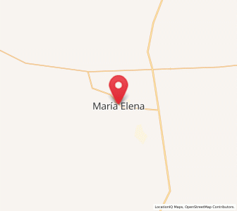 Map of María Elena, Antofagasta