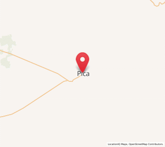 Map of Pica, Tarapacá