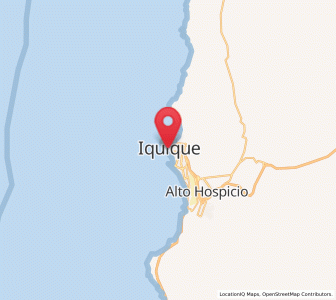 Map of Puerto, Tarapacá