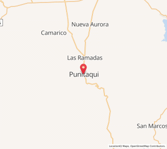 Map of Punitaqui, Coquimbo Region