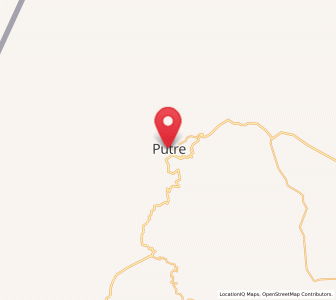 Map of Putre, Arica y Parinacota