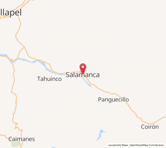 Map of Salamanca, Coquimbo Region
