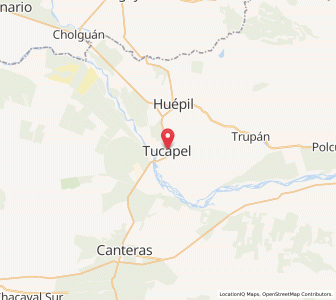 Map of Tucapel, Biobío