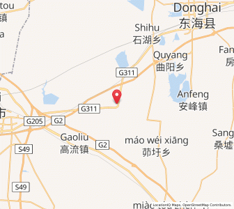 Map of Ahu, Jiangsu