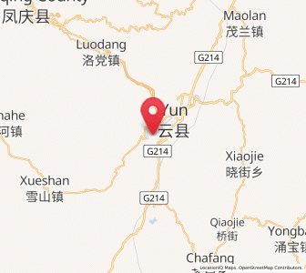 Map of Aihua, Yunnan