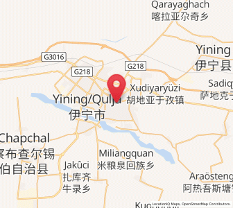 Map of Ailan Mubage, Xinjiang