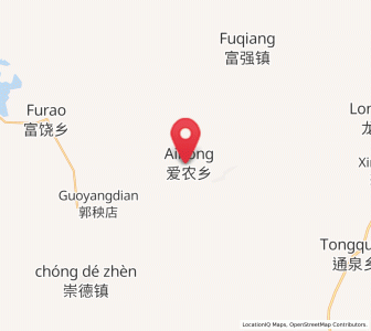 Map of Ainong, Heilongjiang